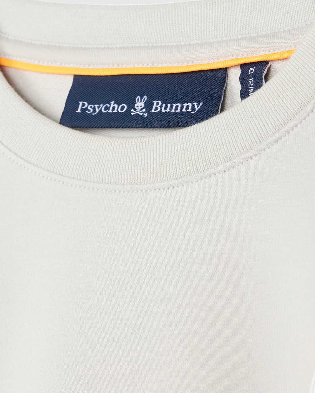 Polos Psycho Bunny Houston French Terry Crewneck Pearl Enfant | VZO-14999170